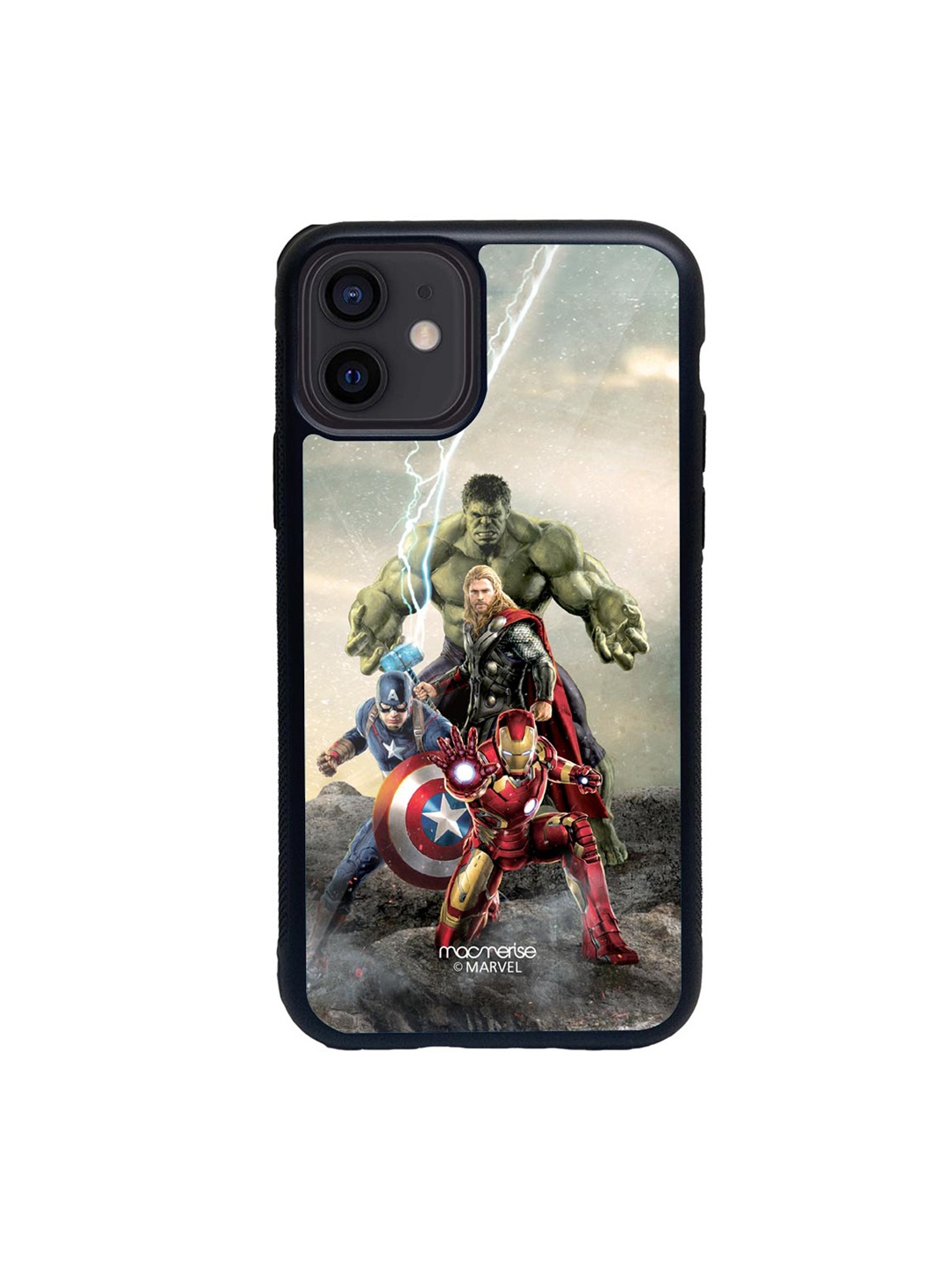 

macmerise Green & Red Time To Avenge Glass iPhone 12 Mini Phone Case