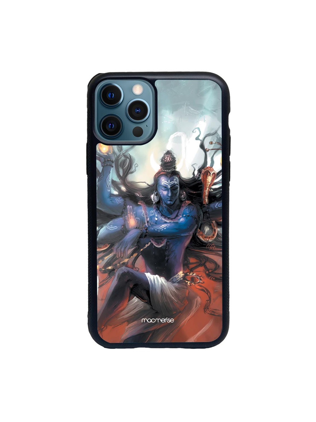 

macmerise Blue & Red Nataraj Glass iPhone 12 Pro Phone Case