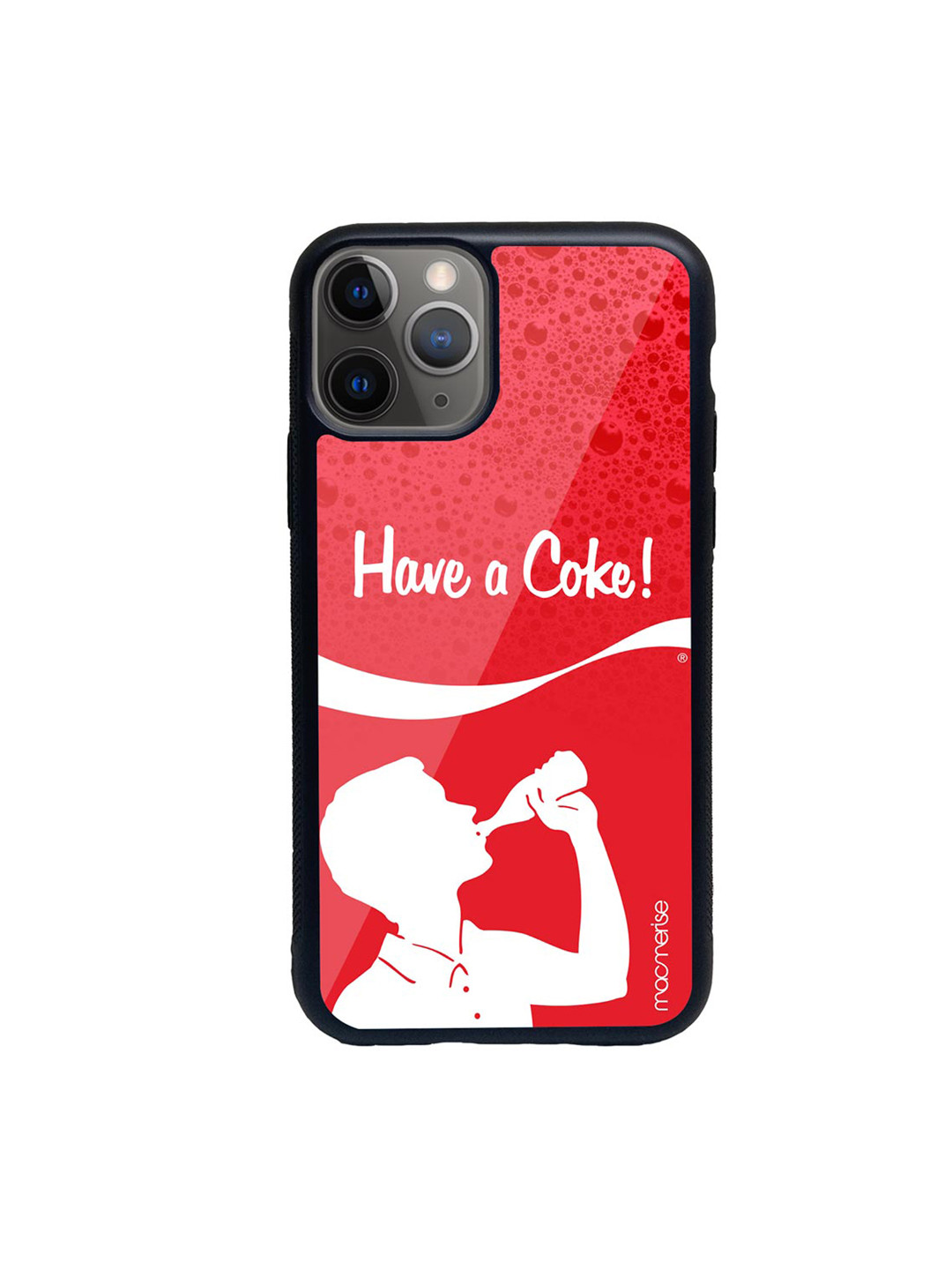 

macmerise Red & White Have a Coke Boy Printed iPhone 11 Pro Max Back Case