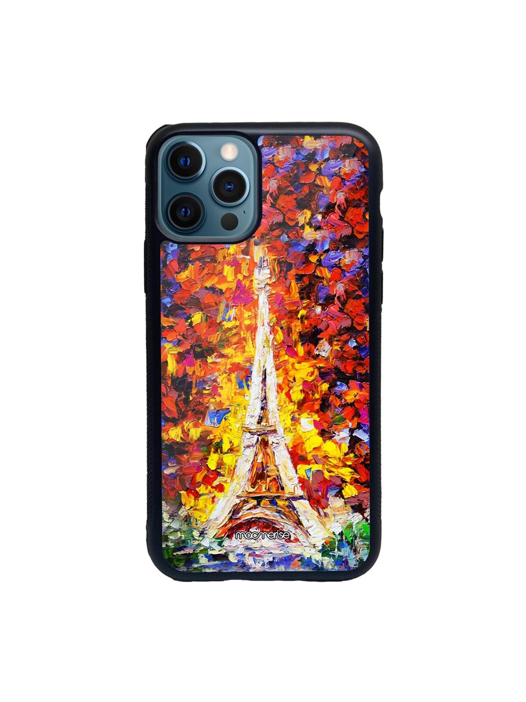

macmerise Red & Blue Artistic Eifel Glass iPhone 12 Pro Max Phone Case