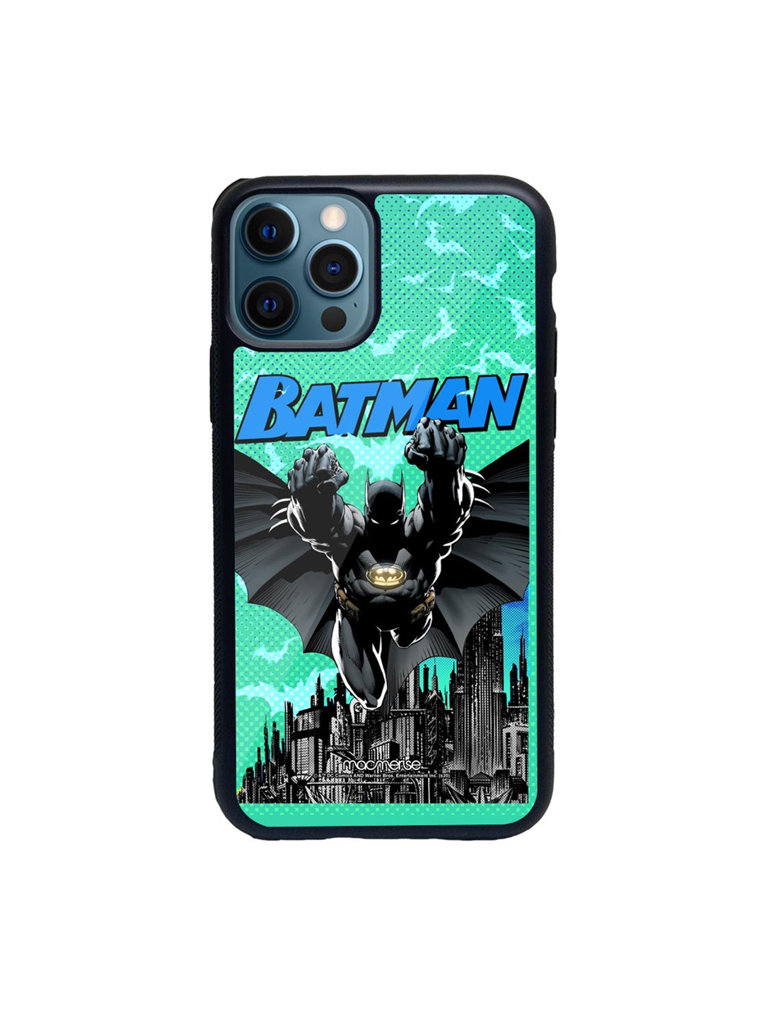 

macmerise Green & Black Bat on the hunt iPhone 12 Pro Max Back Case