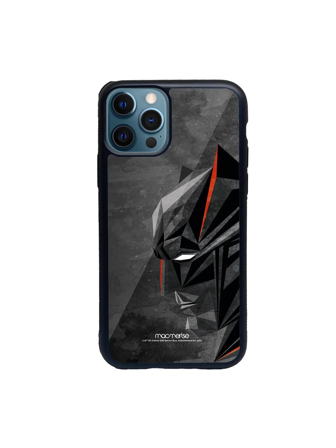 

macmerise Black & Grey Batman Geometric iPhone 12 Pro Back Case