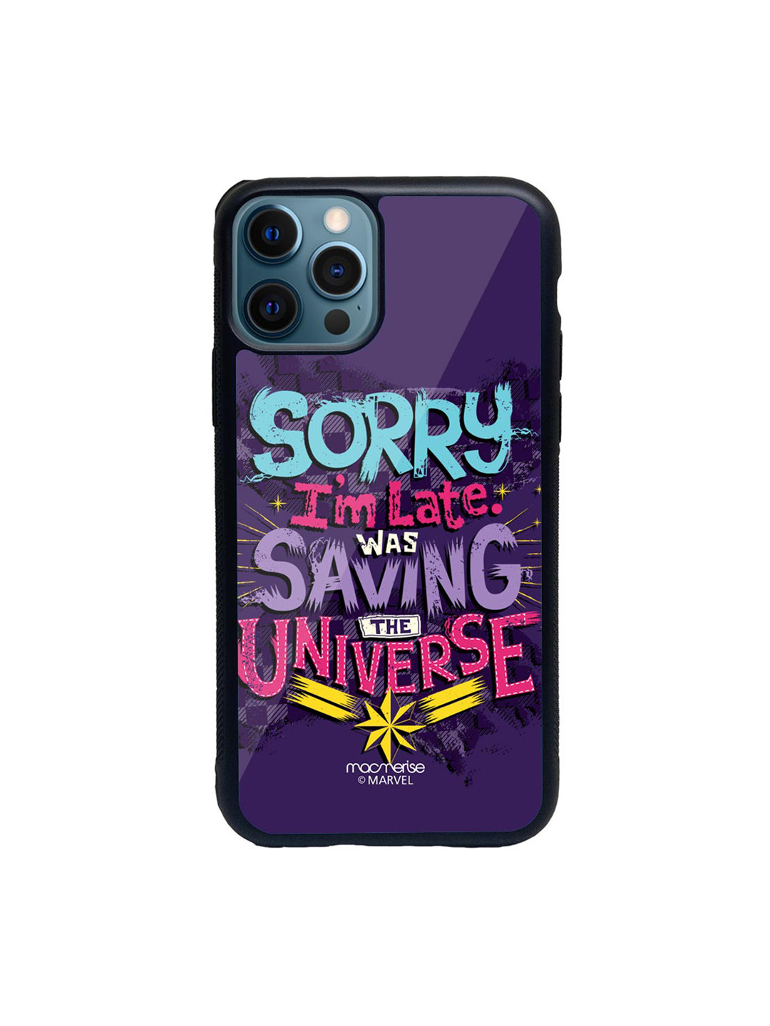 

macmerise Purple & Pink Saving The Universe iPhone 12 Pro Back Case