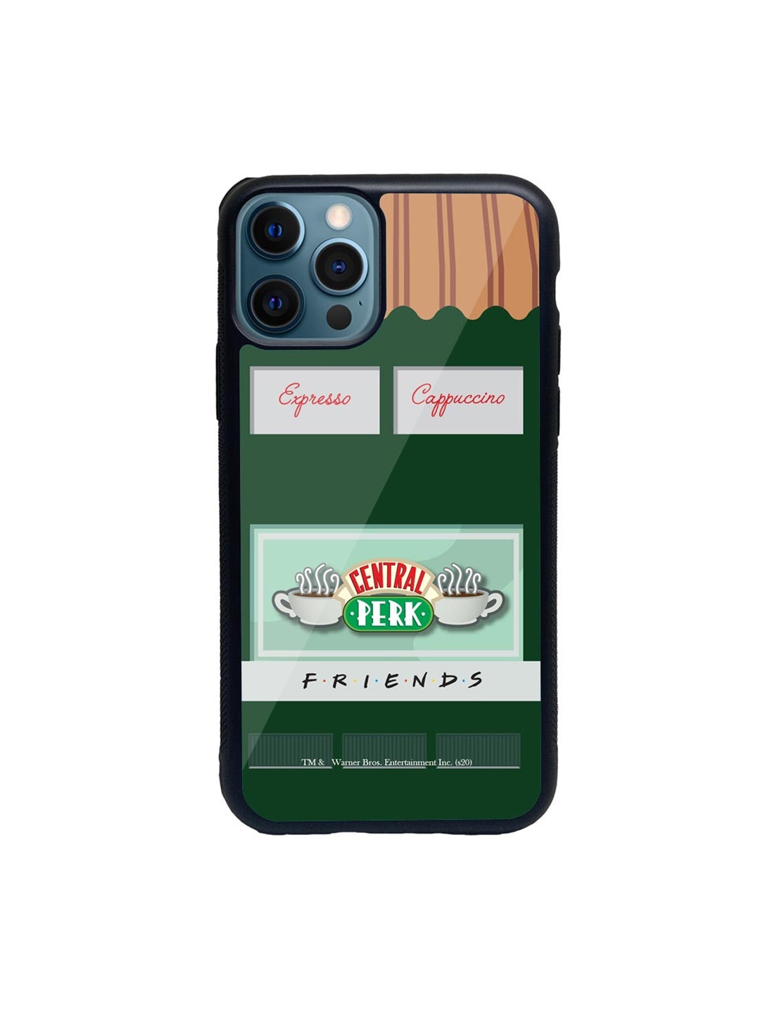 

macmerise Green & White Central Perk Printed iPhone 12 Pro Max Back Case