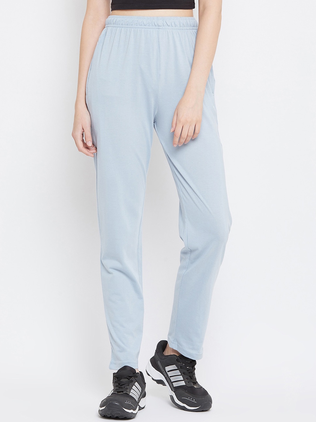 

Okane Women Blue Solid Track Pants
