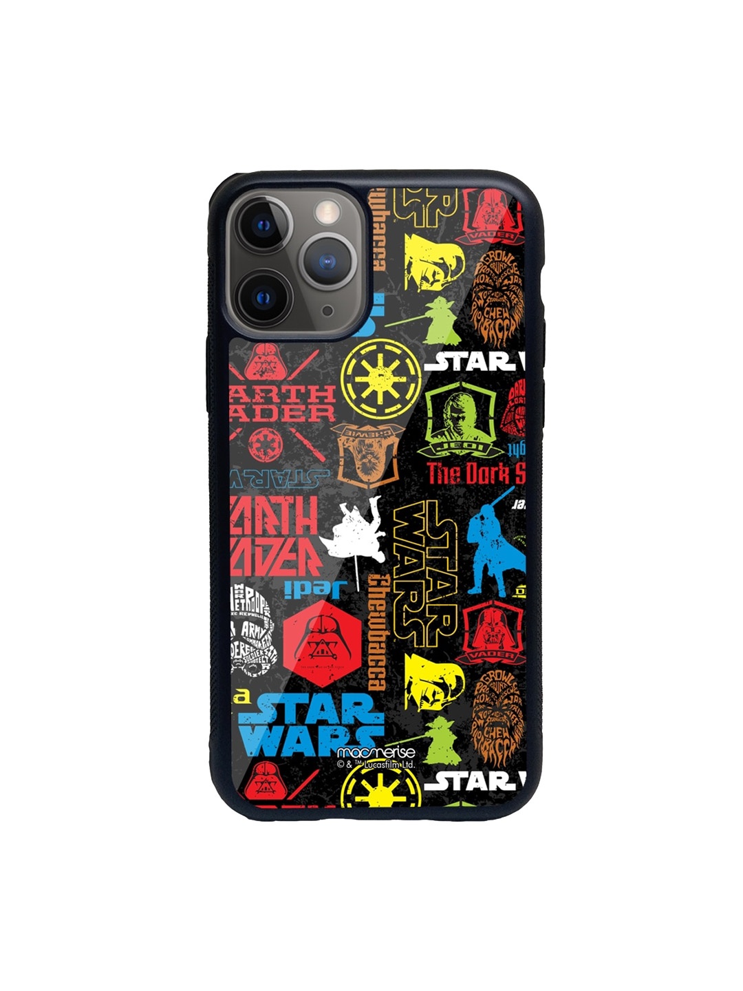 

macmerise Black & Red Star Wars Mashup Printed iPhone 11 Pro Max Back Case