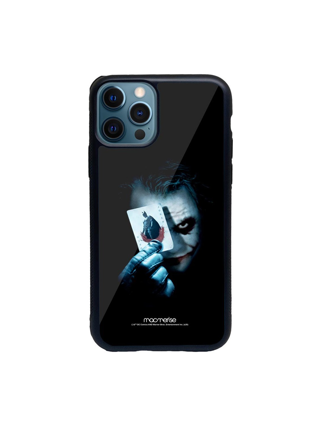 

macmerise Black & White Jokers Trump Card Printed iPhone 12 Pro Back Case