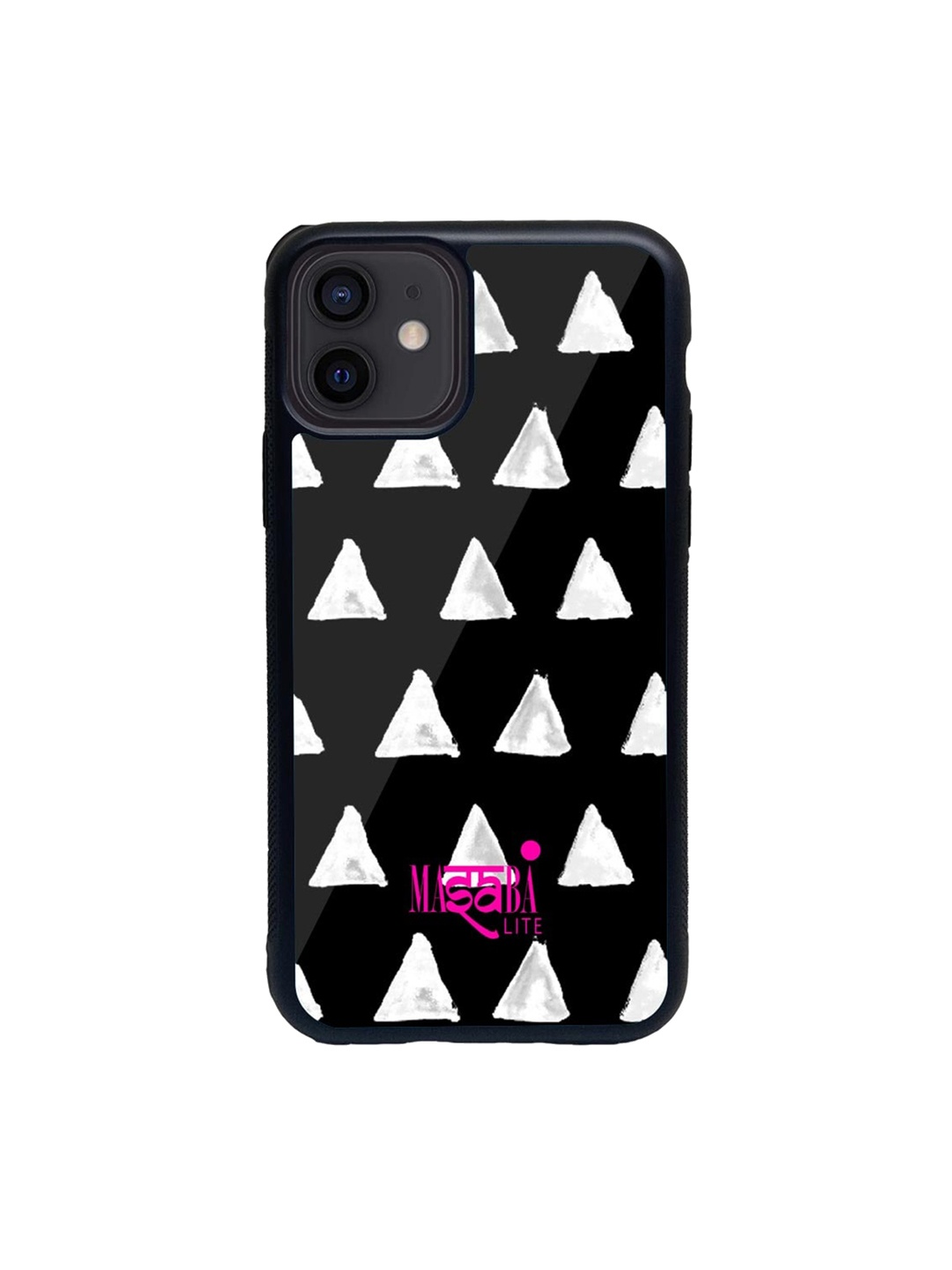

macmerise Black & White Masaba Cone Glass iPhone 12 Mini Case