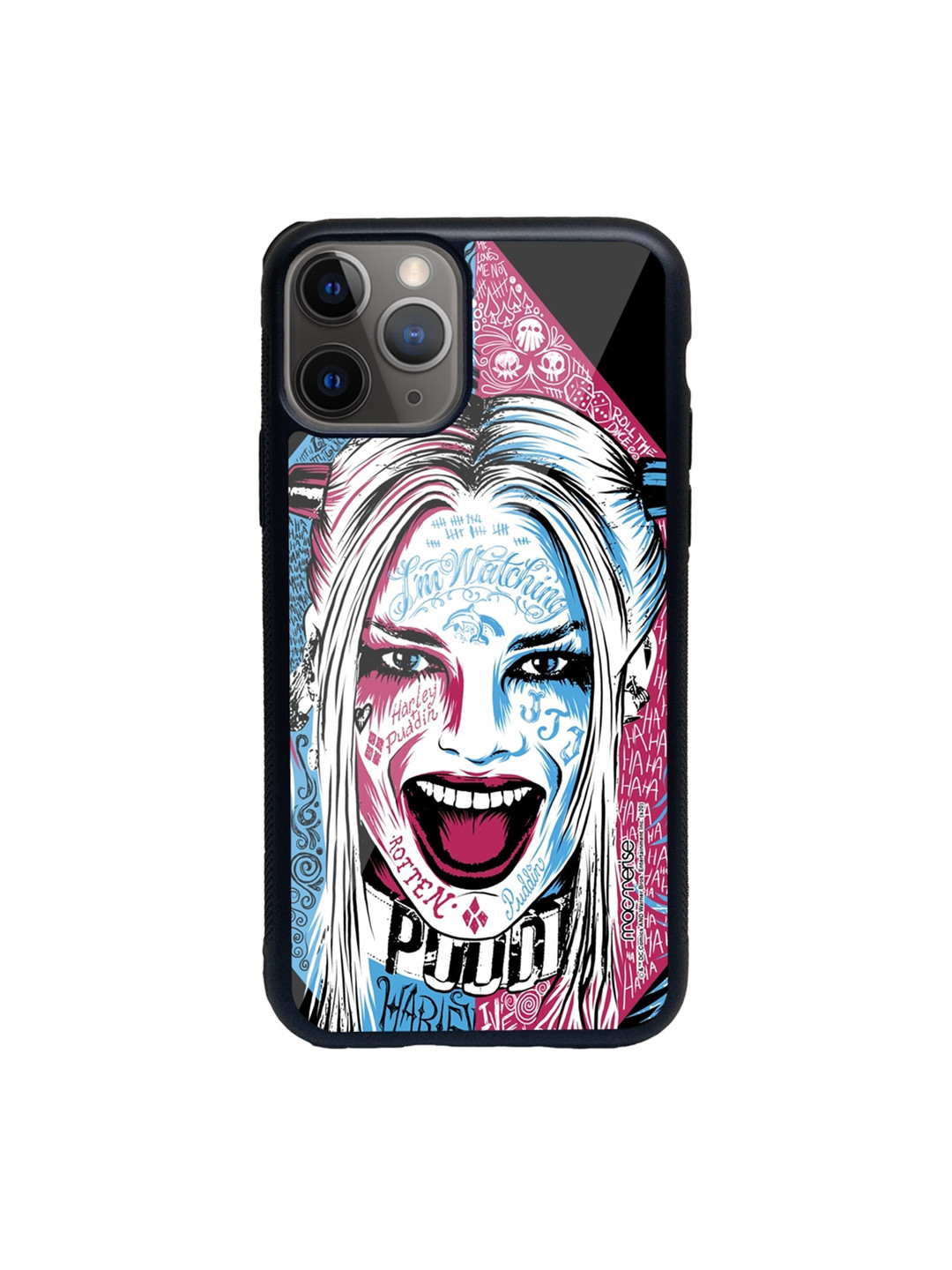 

macmerise White & Pink Wicked Harley Quinn Printed iPhone 11 Pro Max Phone Case