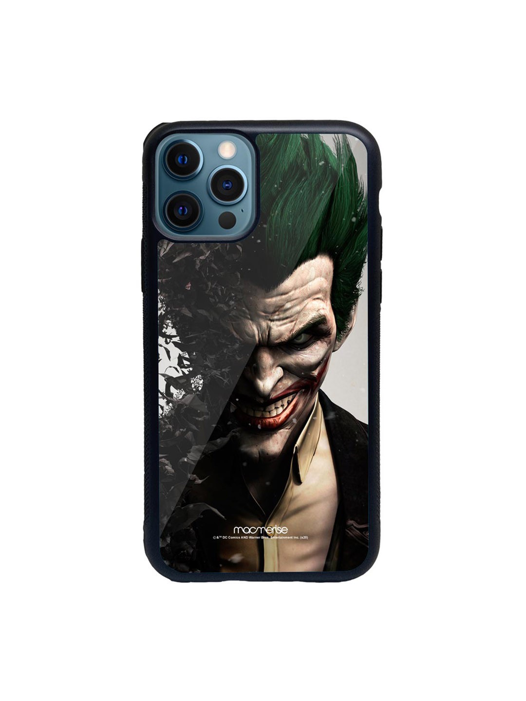 

macmerise Black & Green Joker Withers Glass iPhone 12 Pro Phone Case