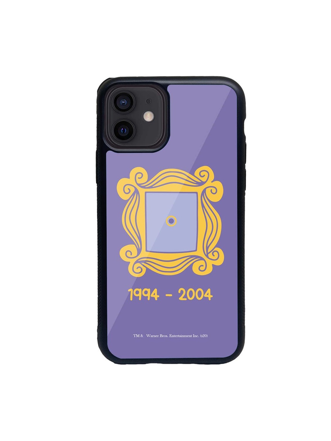 

macmerise Purple & Yellow The Door Glass iPhone 12 Mini Case
