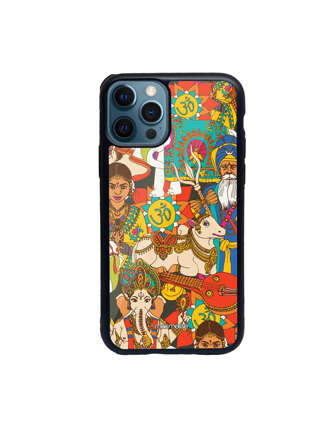 macmerise White & Blue Namaste India Glass iPhone 12 Pro Phone Case