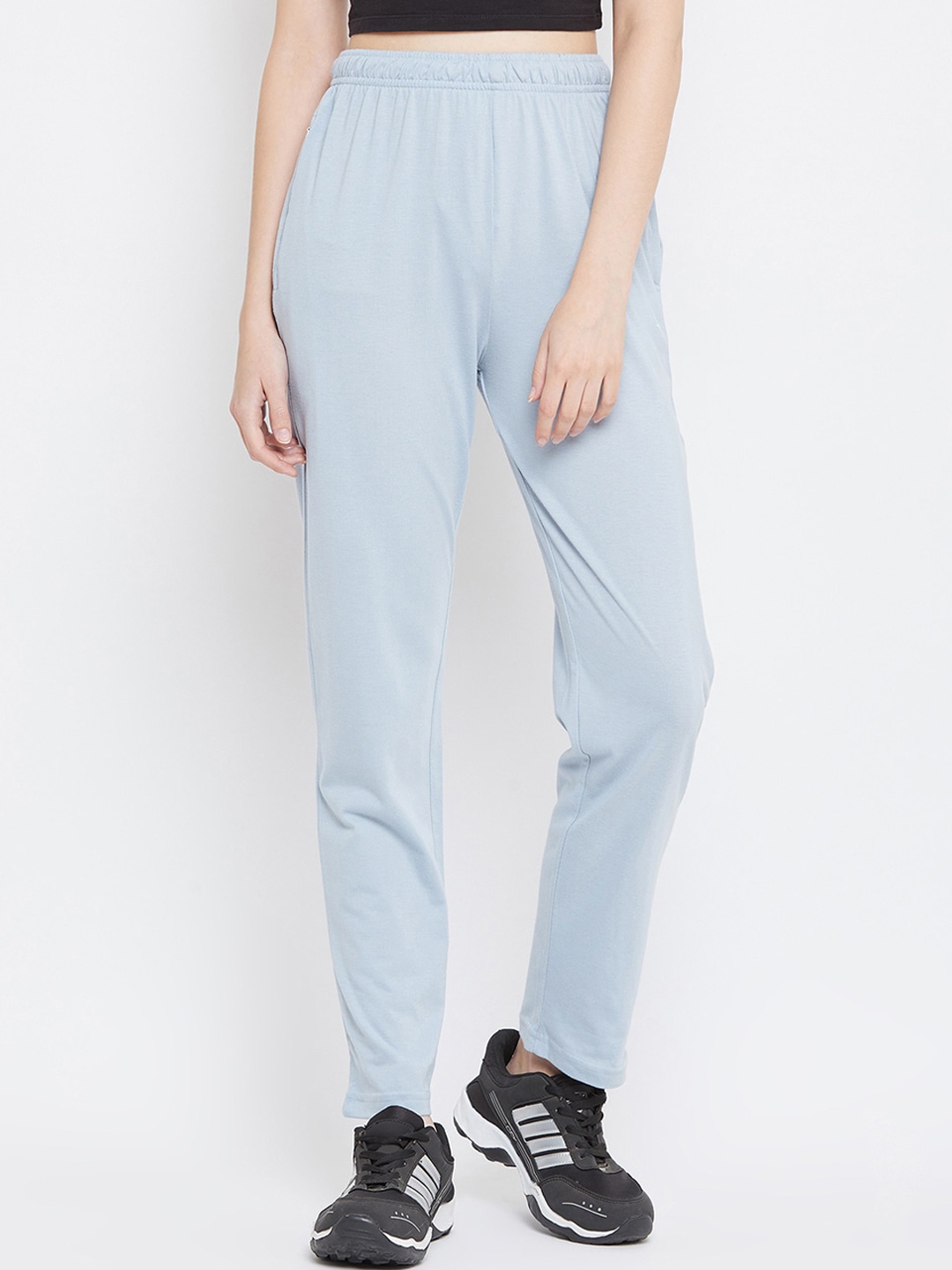 

Okane Women Blue Solid Track Pants
