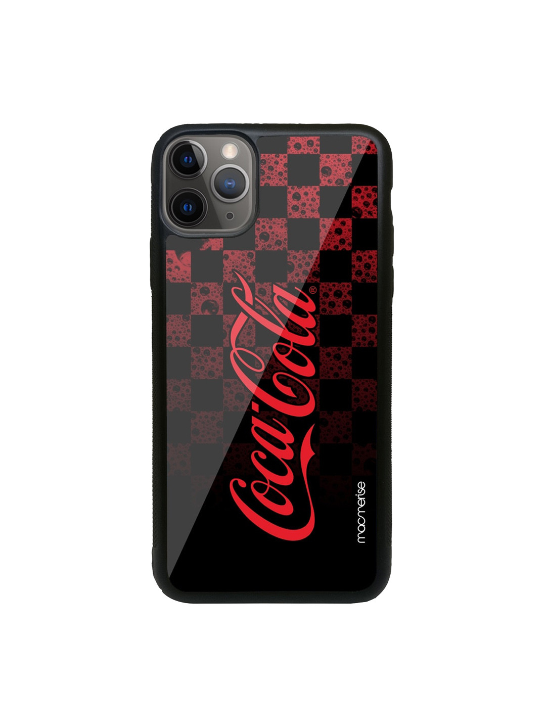 

macmerise Black & Red Fizz Printed iPhone 11 Pro Max Back Case