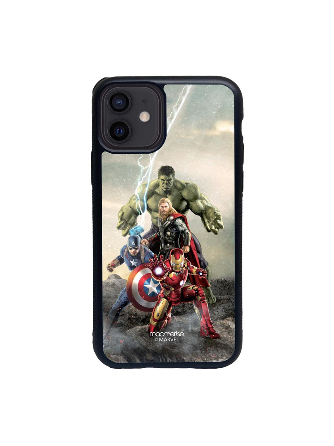 

macmerise Black & Red Time To Avenge iPhone 12 Back Case