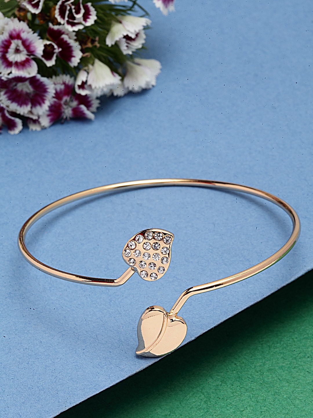 

Ferosh Women Gold-Toned Cuff Bracelet