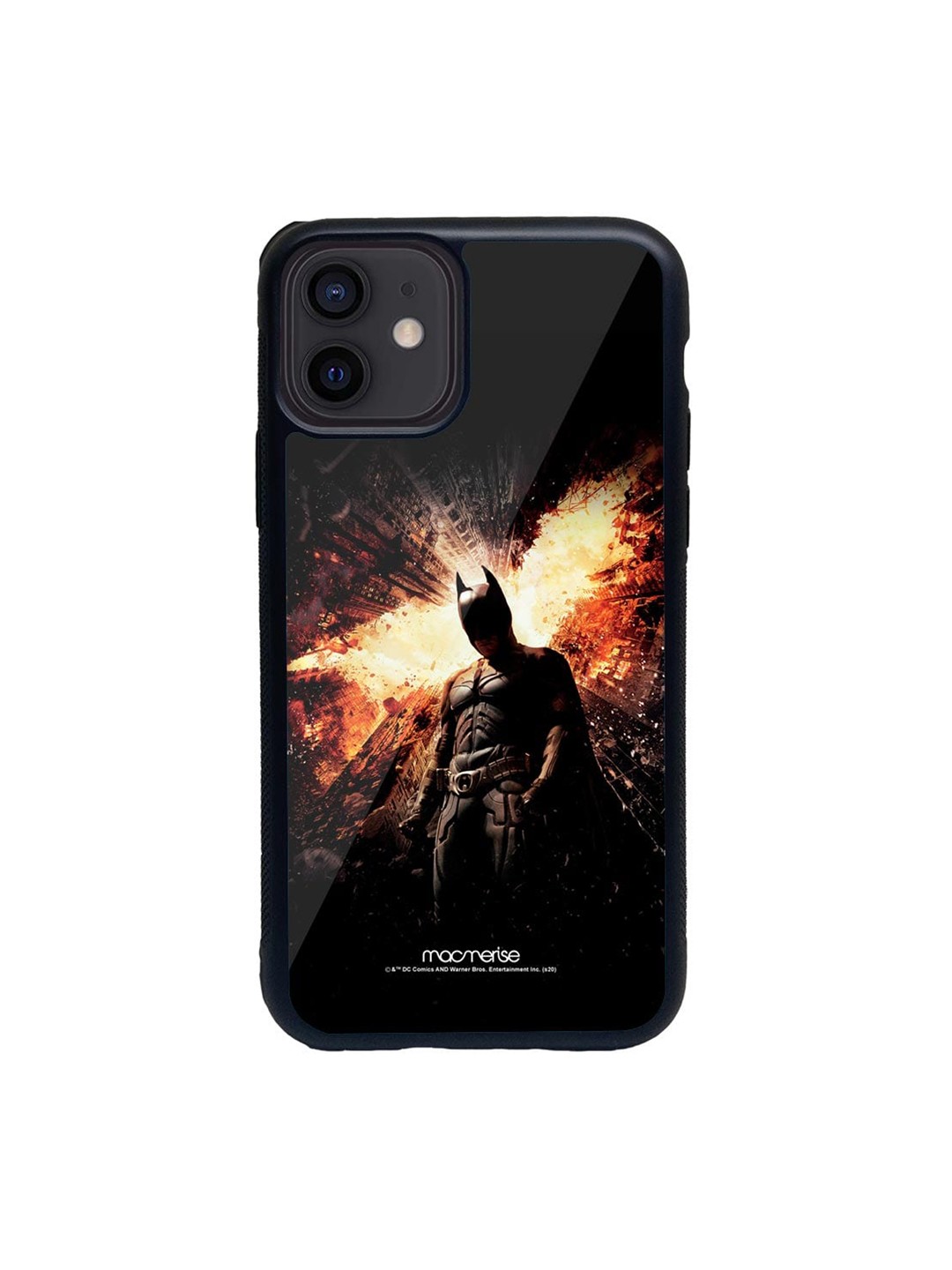

macmerise Black & Orange The Dark Knight Rises Printed iPhone 12 Phone Case
