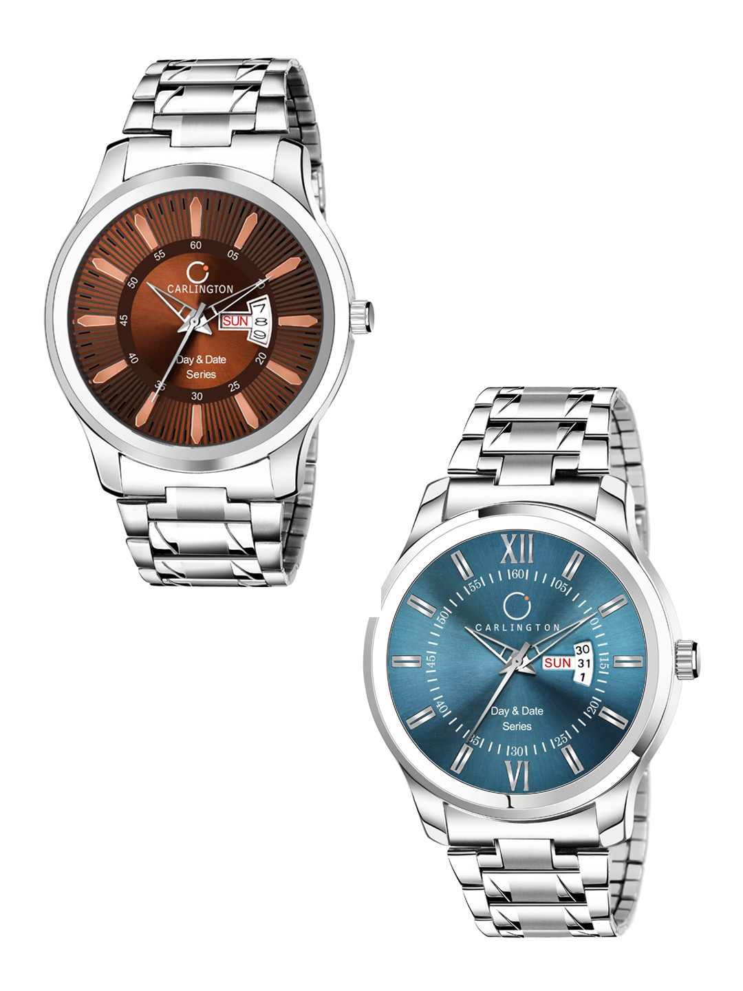 

CARLINGTON Men Multicoloured Analogue Watch, Multi