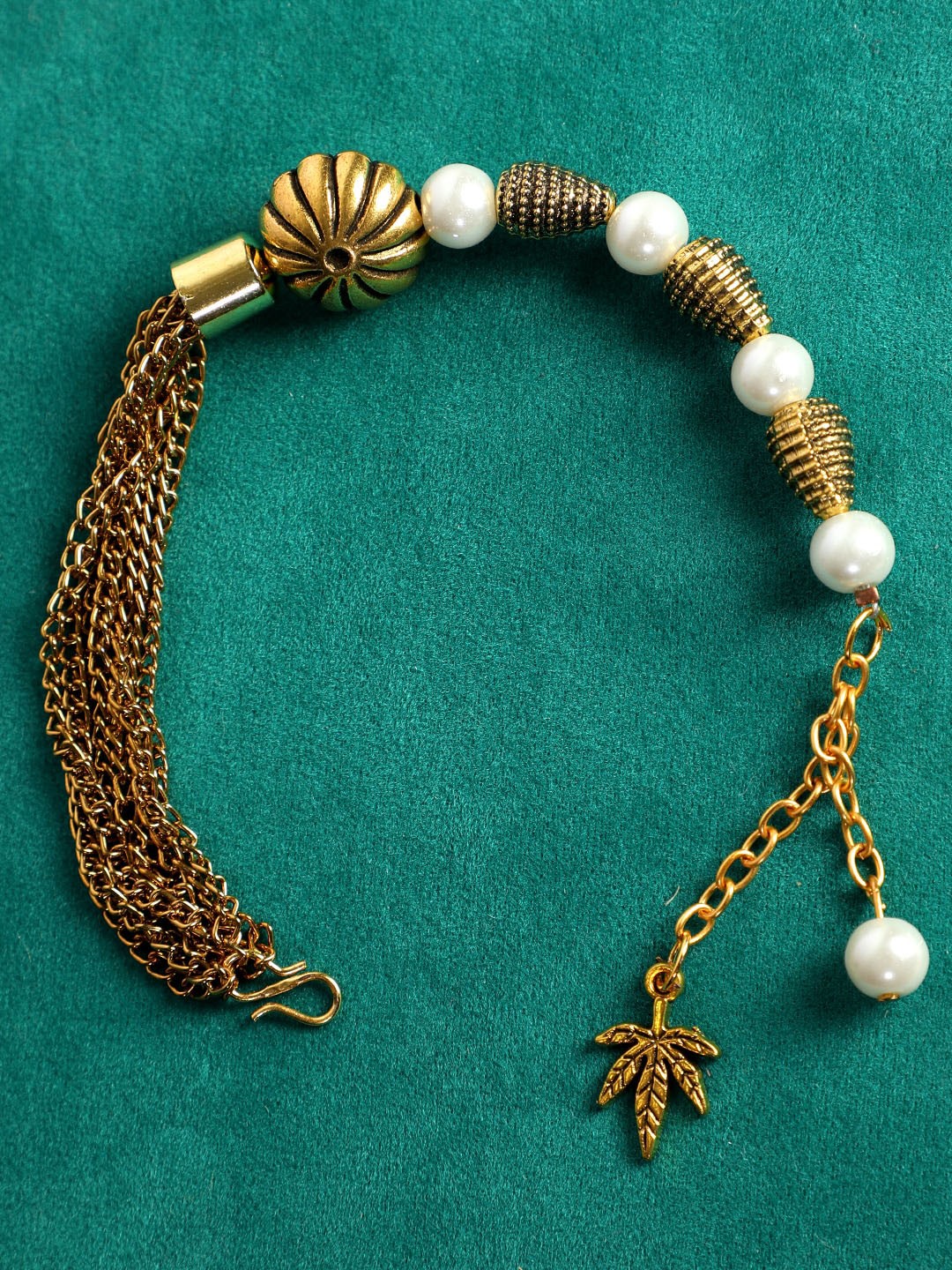 

ANIKAS CREATION Gold-Toned Bracelet