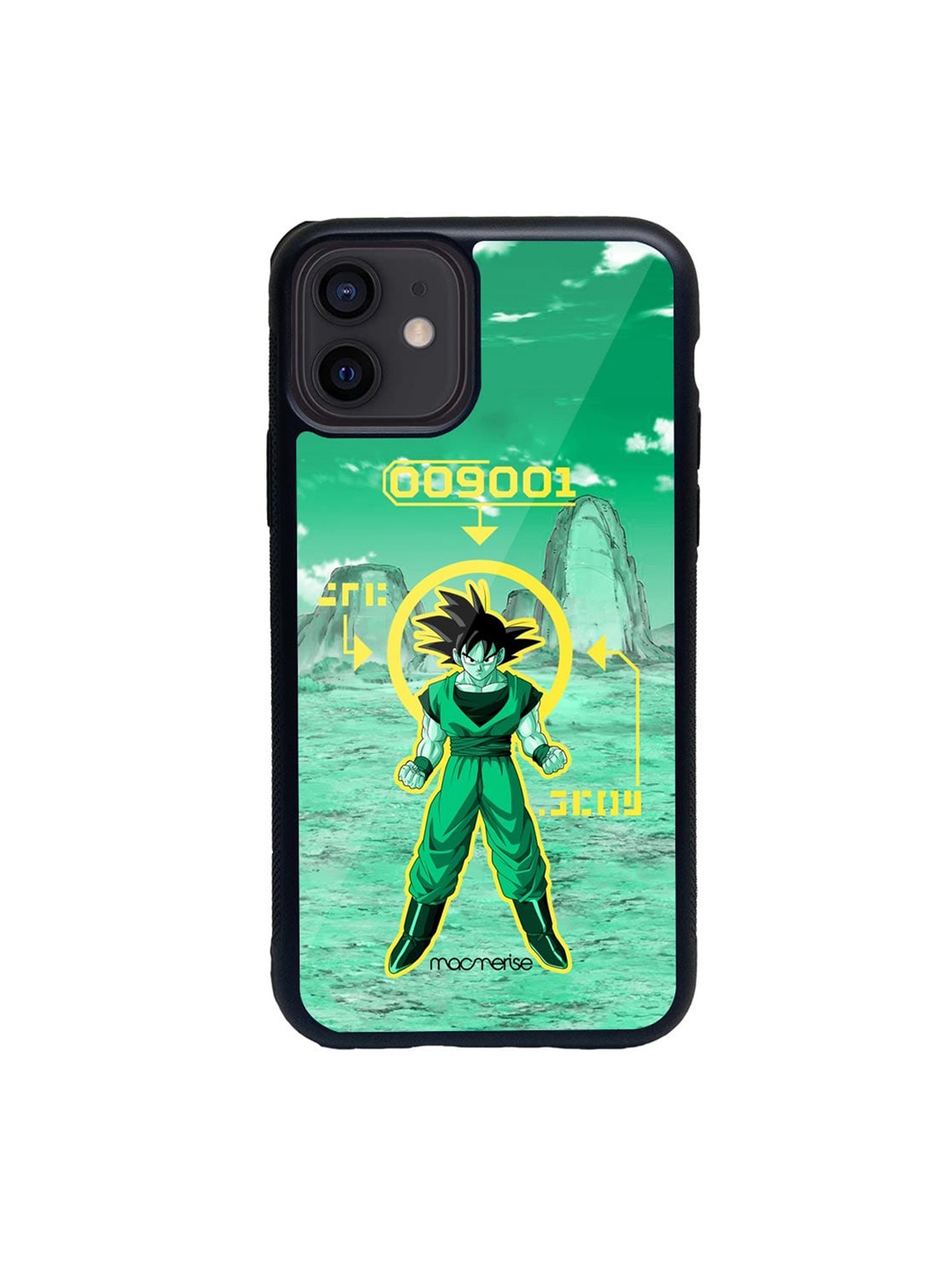 

macmerise Green & Yellow Over 9000 Glass iPhone 12 Mini Case