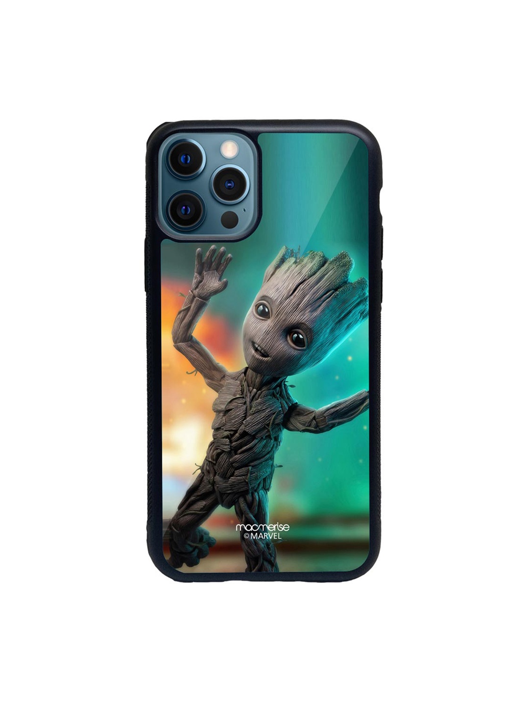 

macmerise Blue & Grey Baby Groot Dance Printed iPhone 12 Pro Max Back Case