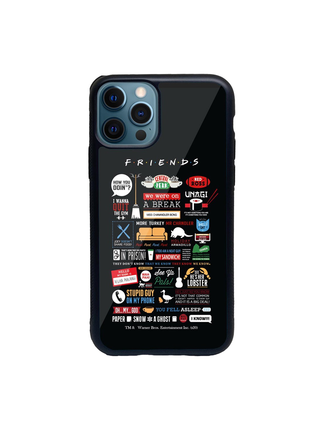 

Macmerise Black & Red Superhero Glass iPhone 12 Pro Phone Case