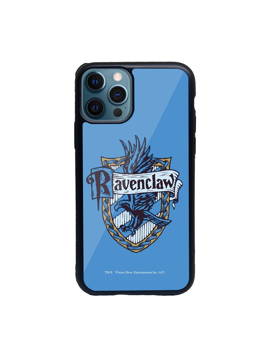 

macmerise Blue & Black Crest Ravenclaw Glass iPhone 12 Pro Phone Case