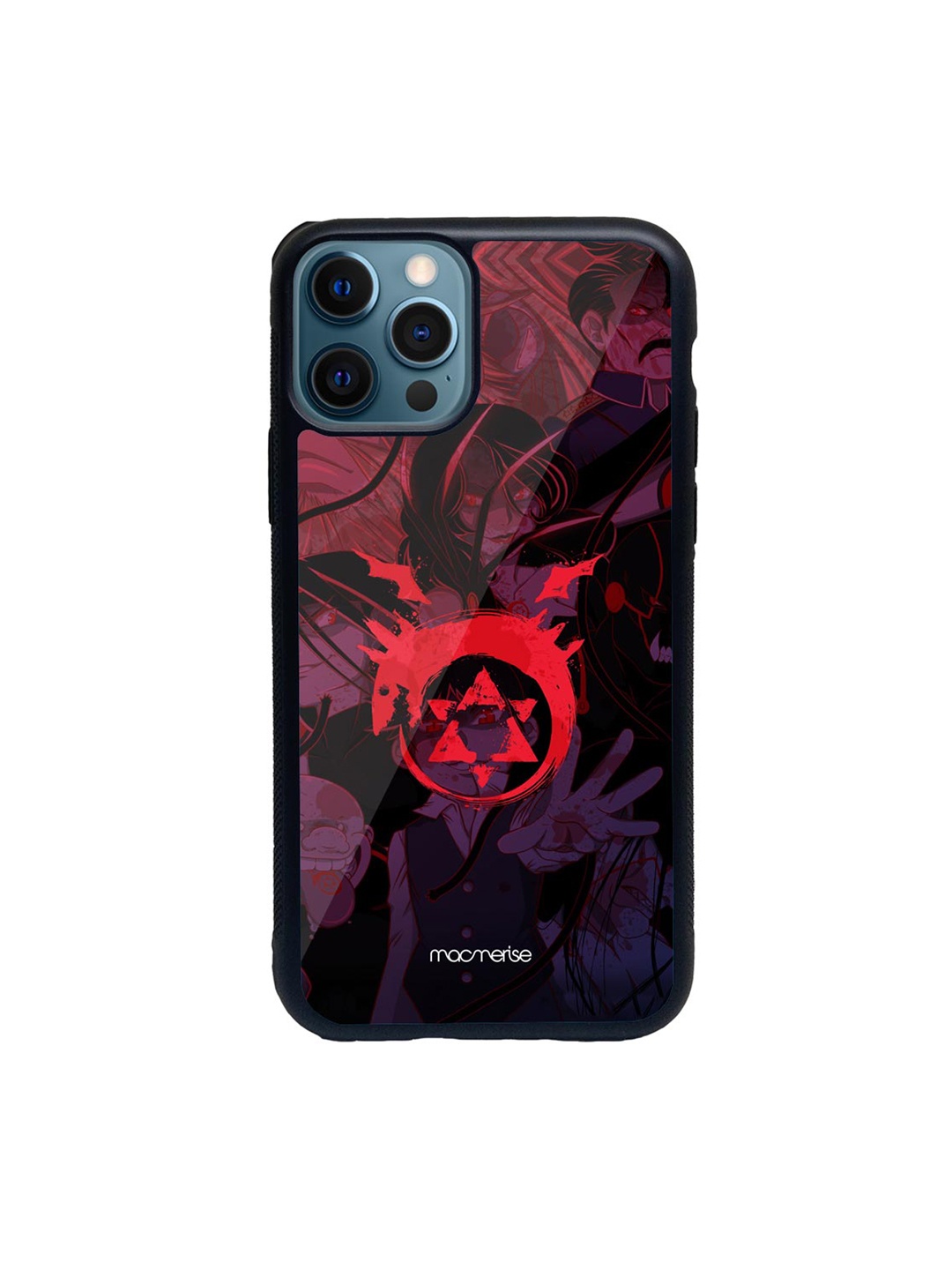 

macmerise Black & Red Homunculus Printed iPhone 12 Pro Back Case