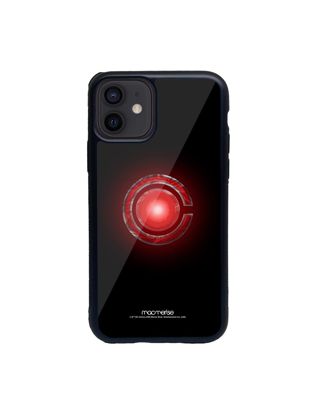 

macmerise Black & Red Logo Cyborg Printed iPhone 12 Mini Back Case