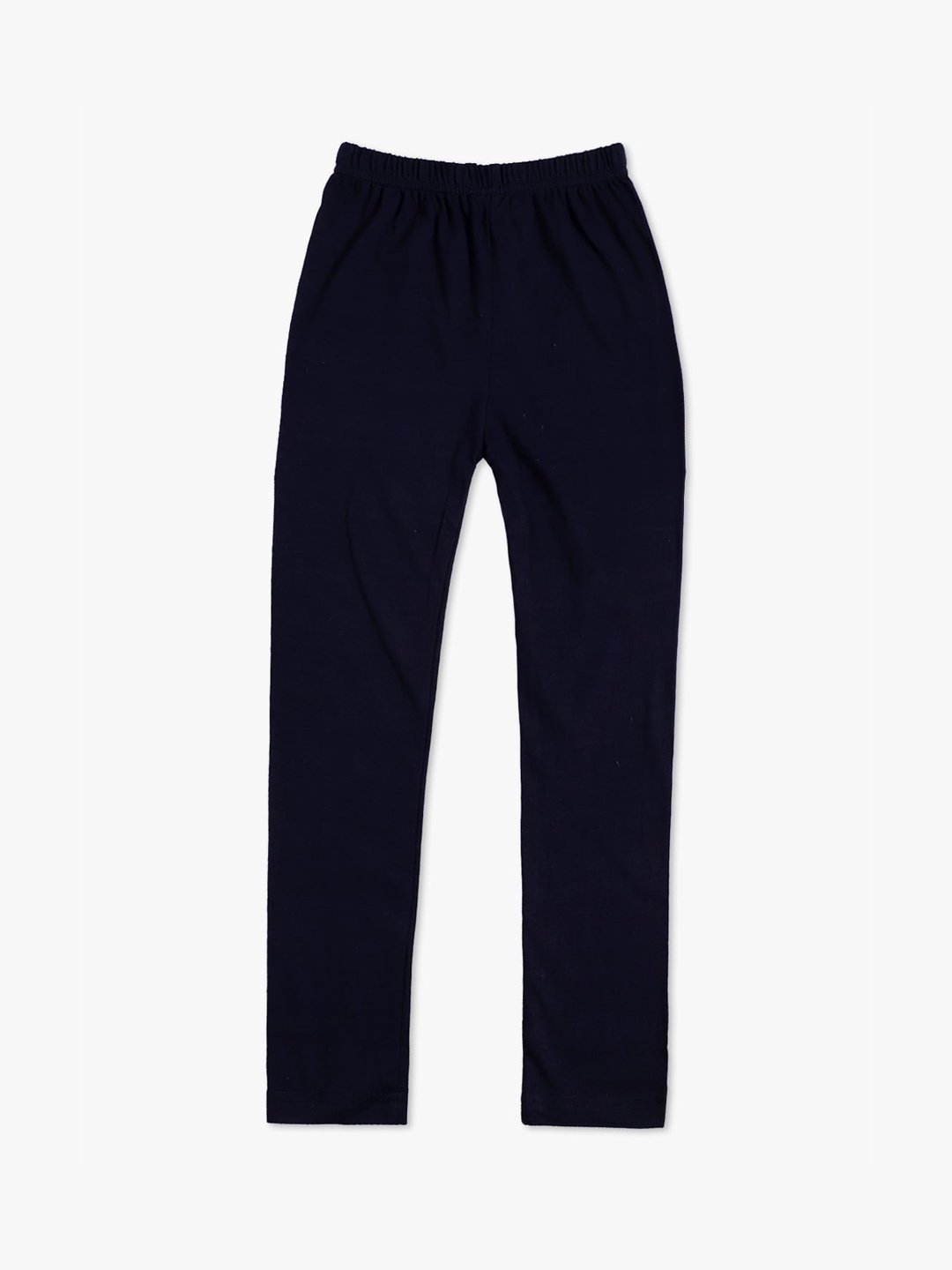 

DIAZ Girls Navy Blue Solid Ankle-Length Leggings