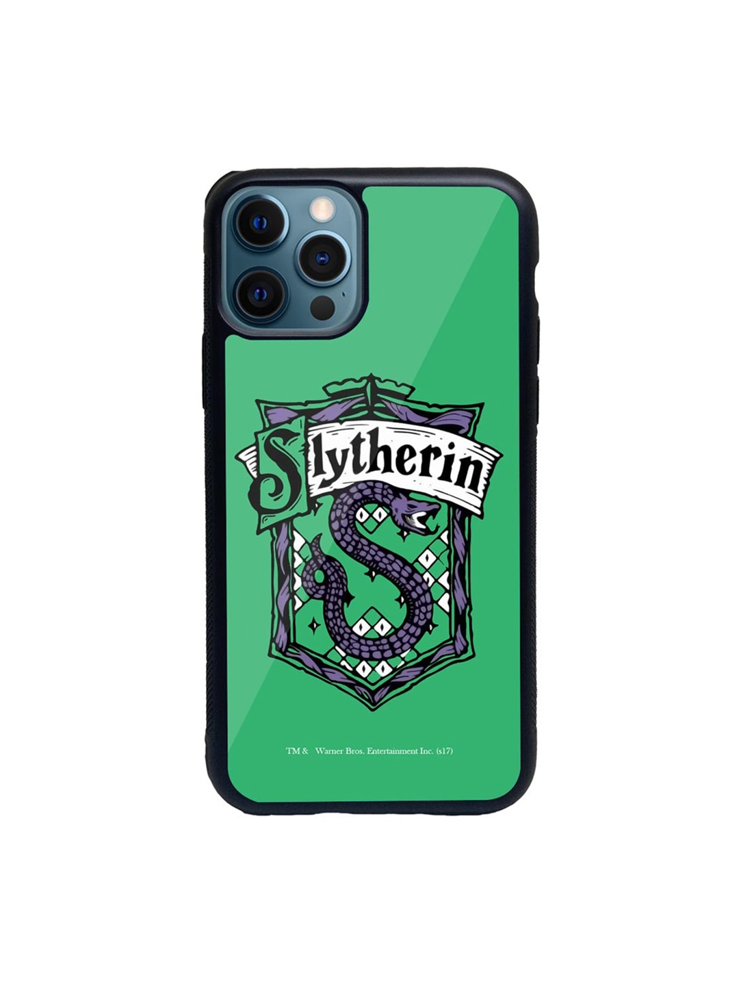 

macmerise Green & Purple Crest Slytherin iPhone 12 Pro Max Glass Case