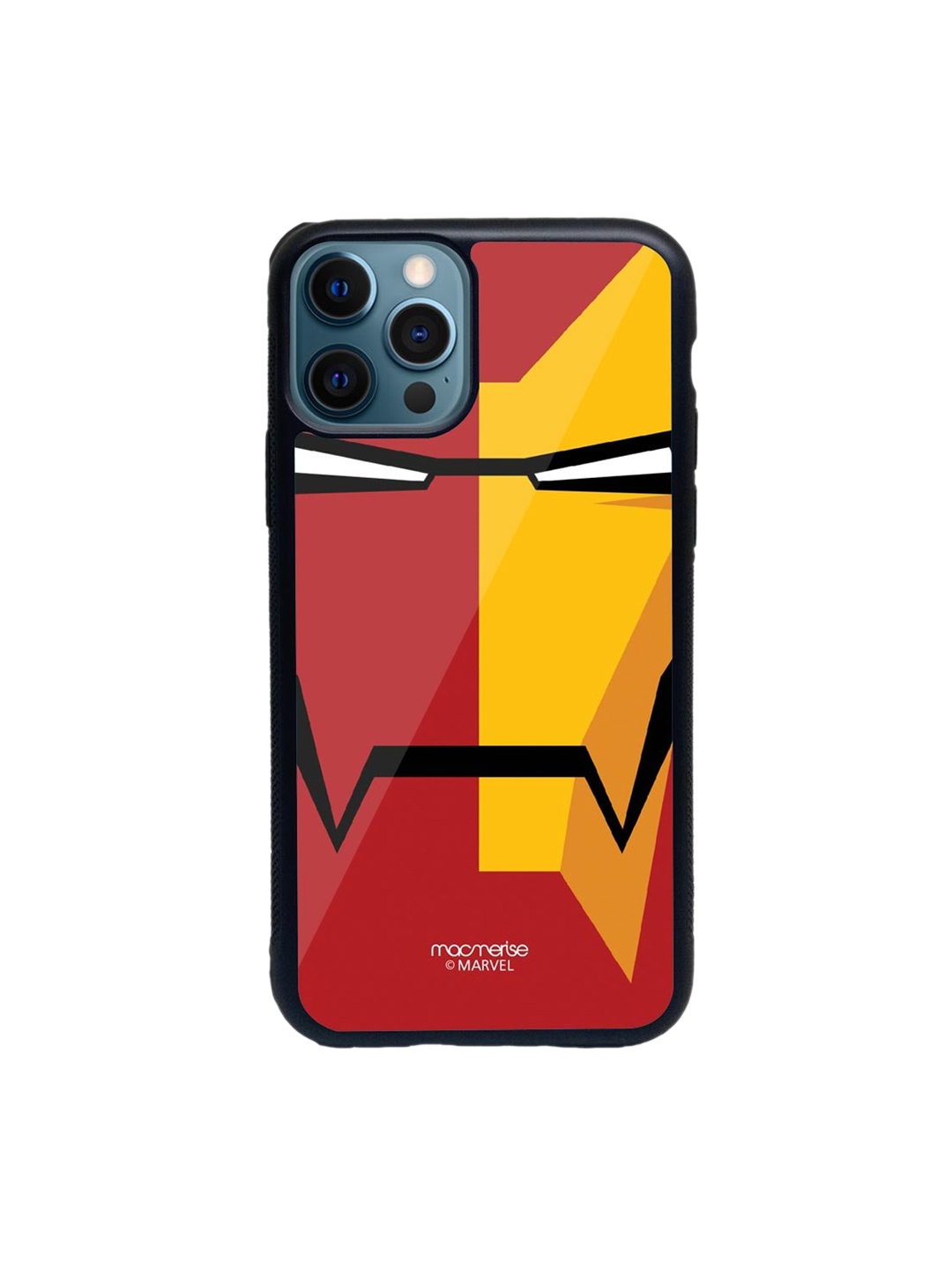 

Macmerise Red & Yellow Face Focus Ironman Glass iPhone 12 Pro Max Phone Case