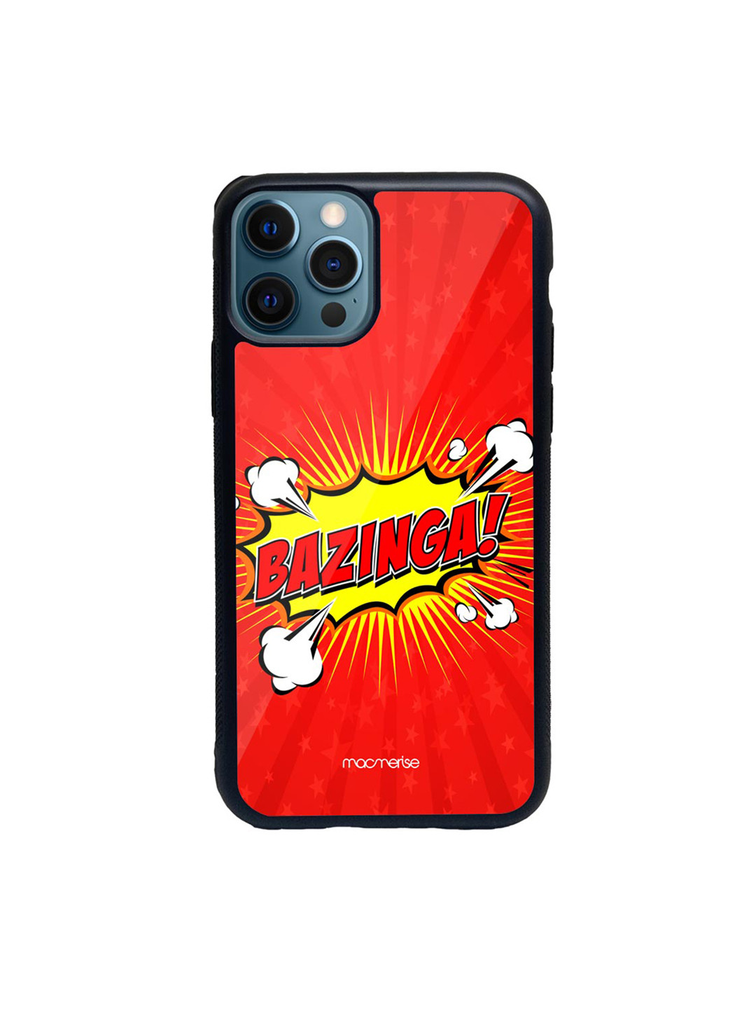 

macmerise Red & Yellow Bazinga iPhone 12 Pro Max Back Case
