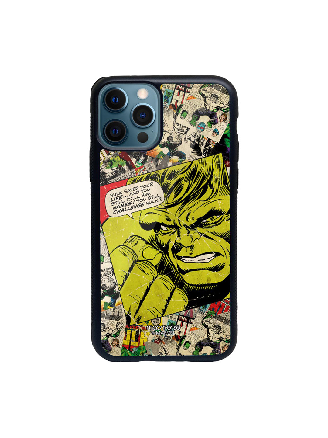

macmerise Black & Yellow Comic Hulk iPhone 12 Pro Back Case