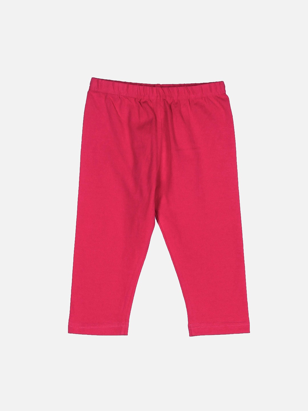 

Peppermint Girls Pink Solid Ankle-Length Leggings