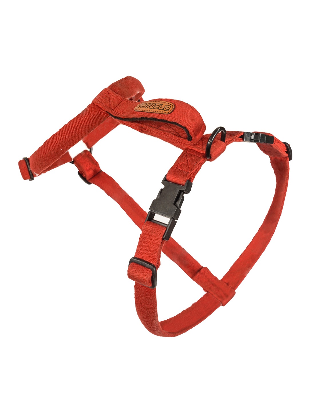 

PETWALE Red Solid Dog H-Harness