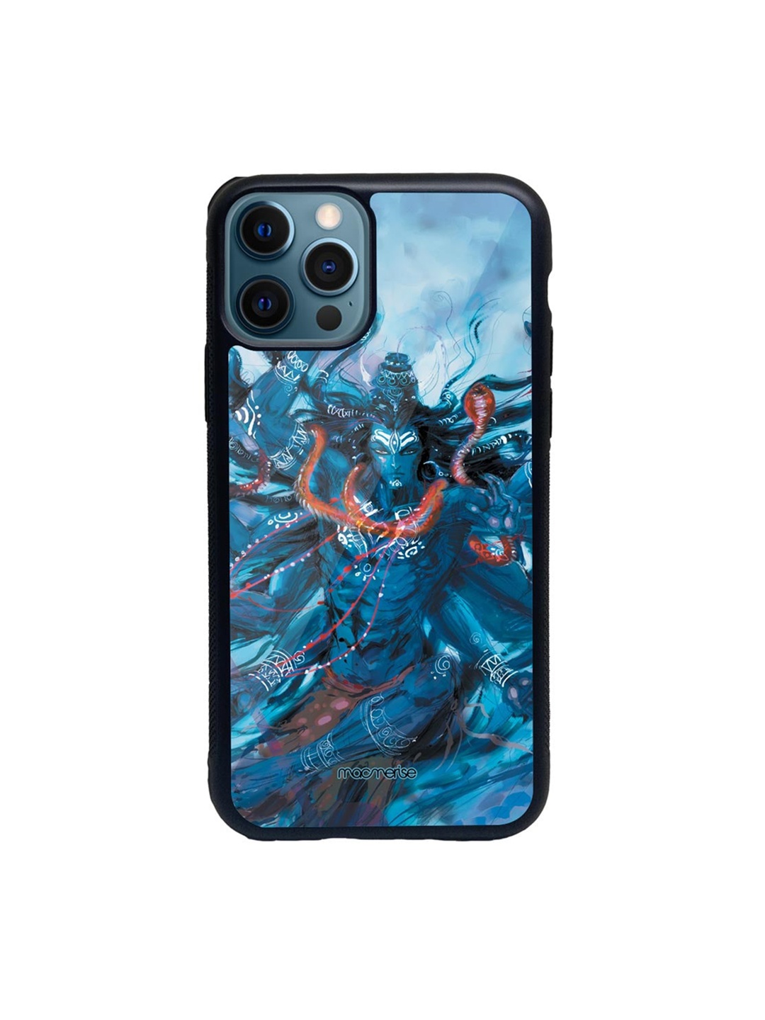 

macmerise Blue & White Shiva Tandav Printed iPhone 12 Pro Back Case
