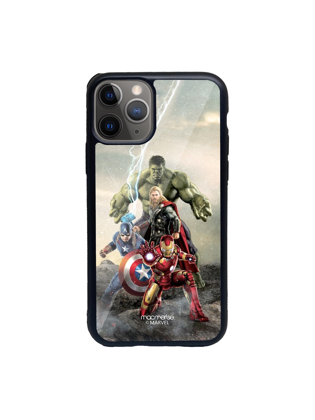 

macmerise Red & Green Time To Avenge Printed iPhone 11 Pro Max Back Case