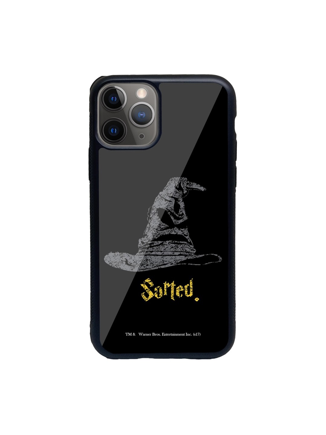 

macmerise Black & Yellow Sorting Hat iPhone 11 Pro Max Back Case