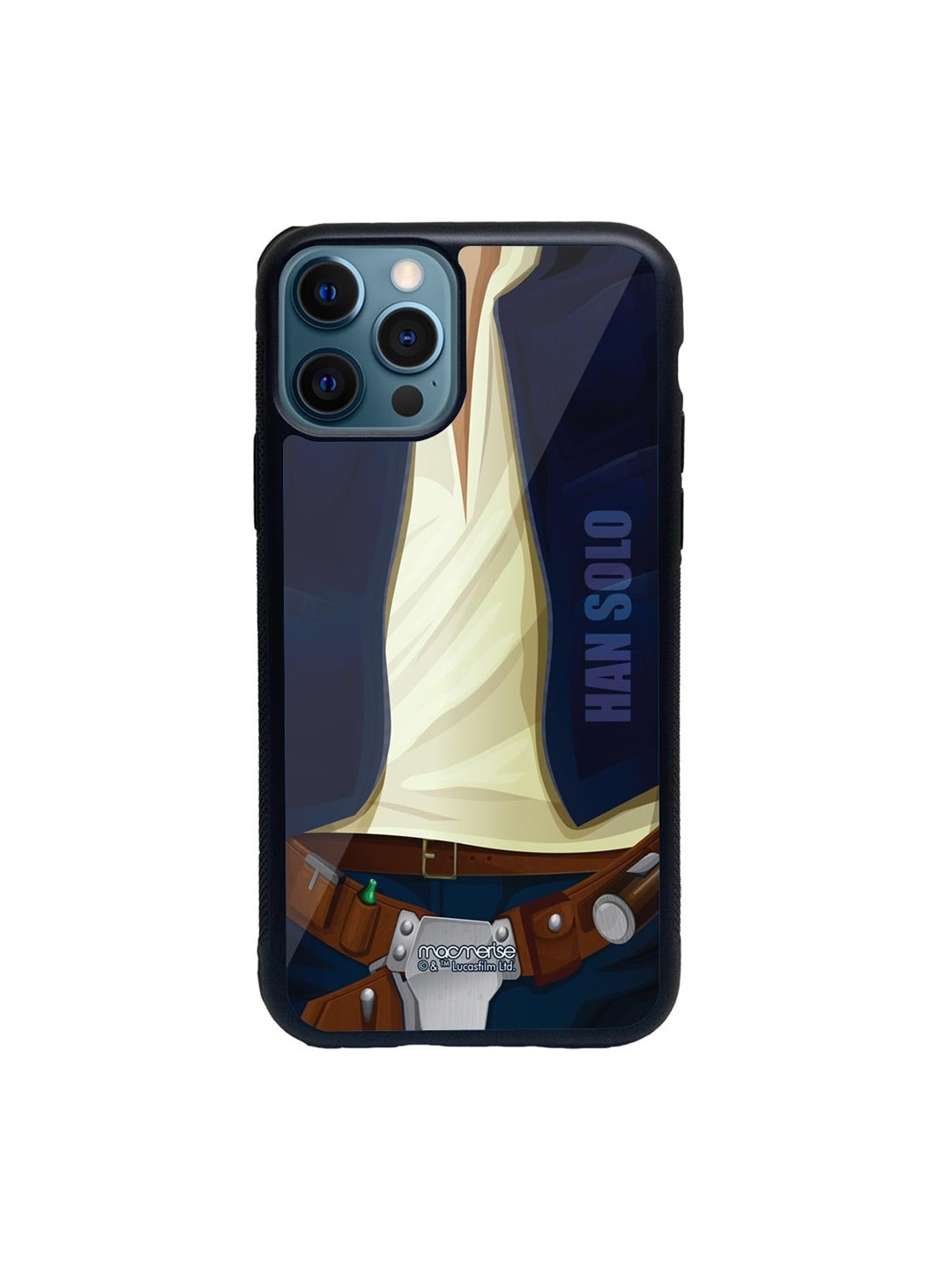 

macmerise Black & Navy Blue Attire Han iPhone 12 Pro Back Case