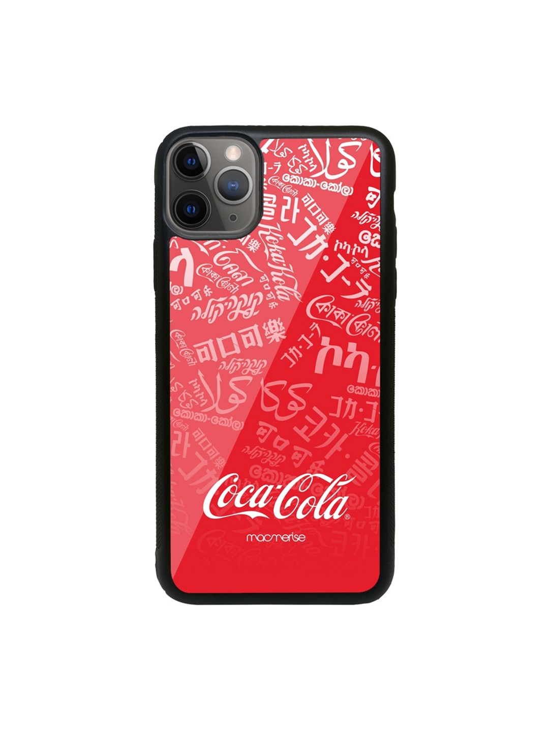 

macmerise Red & White I Speak Coke Printed iPhone 11 Pro Max Back Case