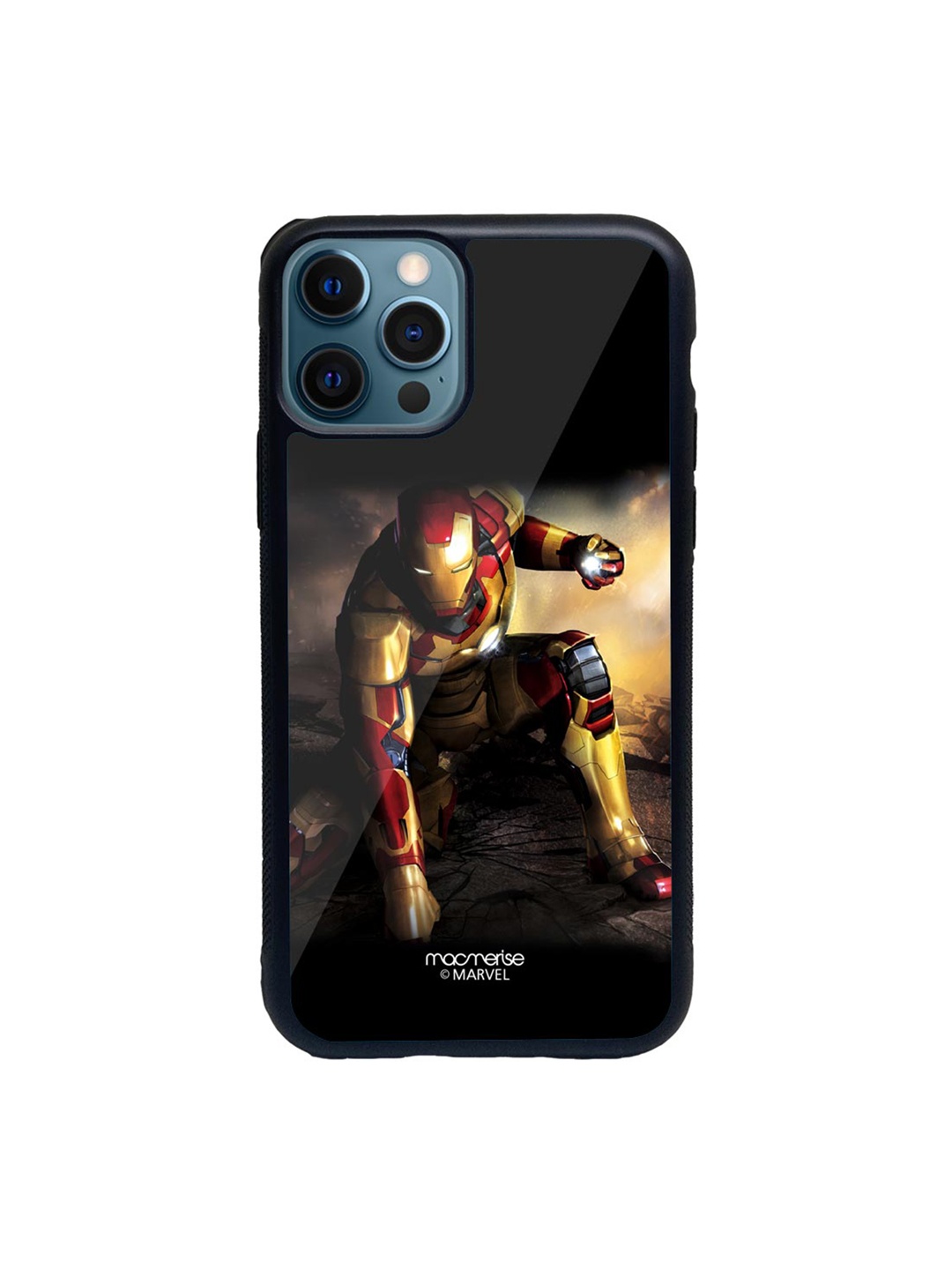 

Macmerise Black & Gold Superhero Glass iPhone 12 Pro Phone Case