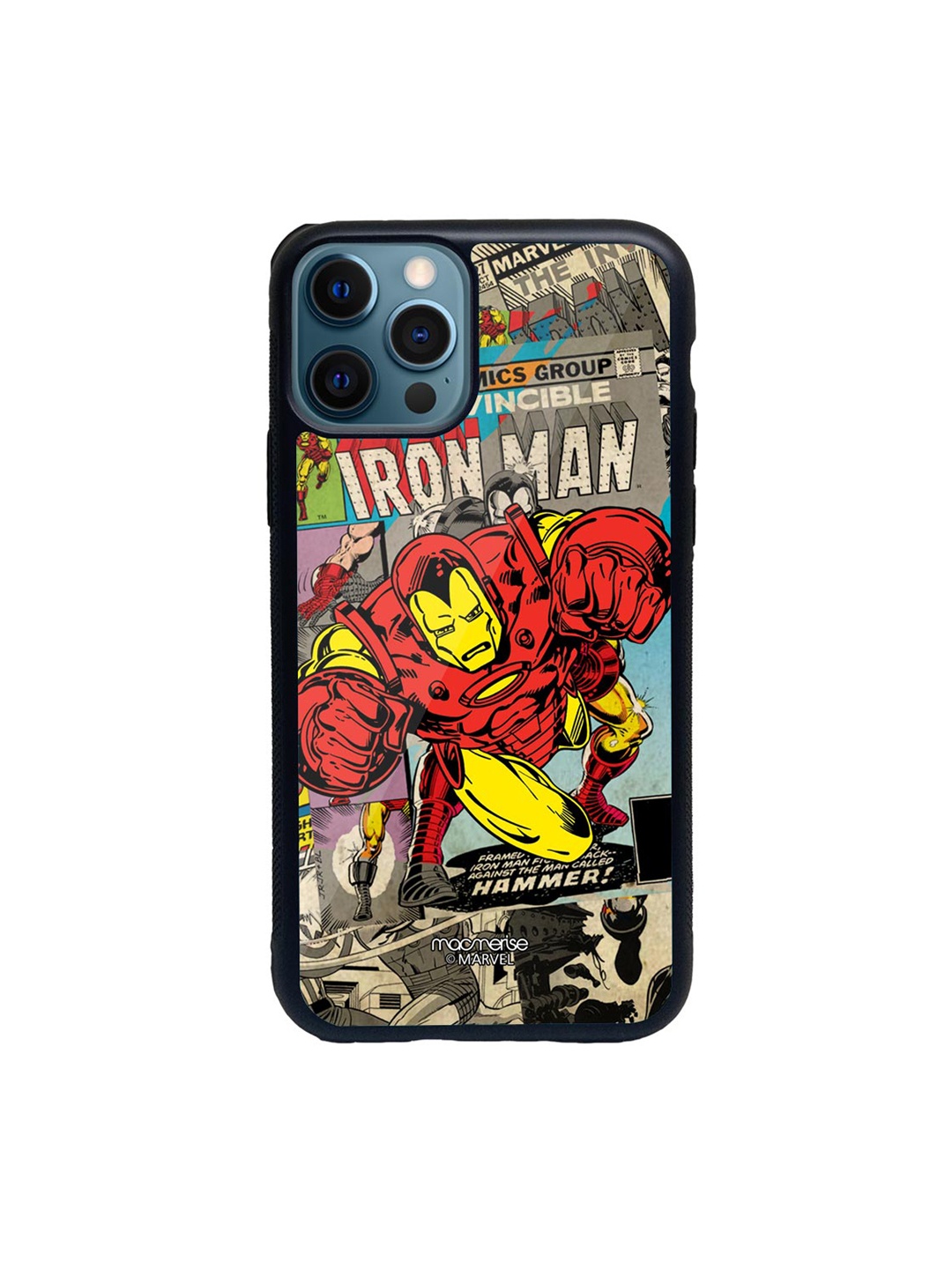 

macmerise Red & Yellow Comic Ironman iPhone 12 Pro Max Back Case