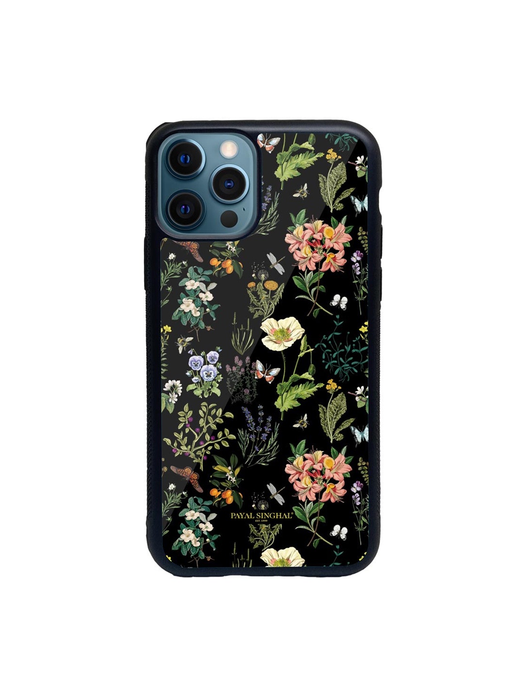 

macmerise Black & Green Payal Singhal Titli iPhone 12 Pro Back Case