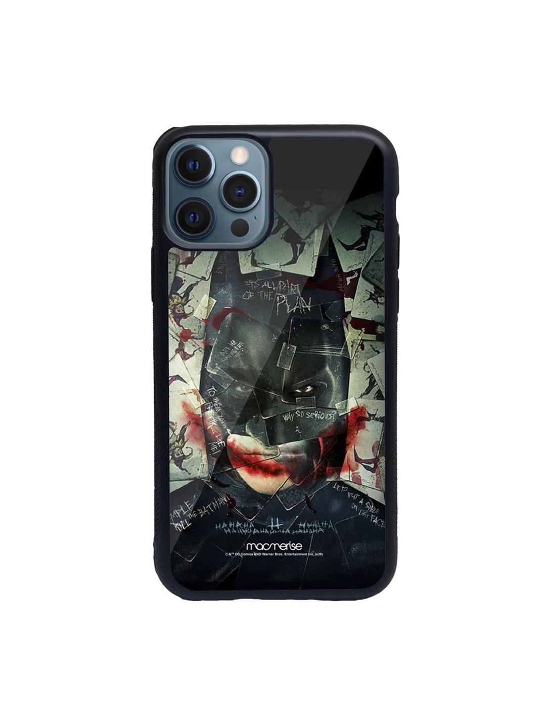 

Macmerise Black & Green Bat Joker iPhone 12 Pro Back Case