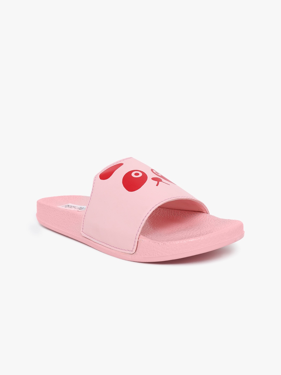 

PERY PAO Women Pink & Red Printed Sliders
