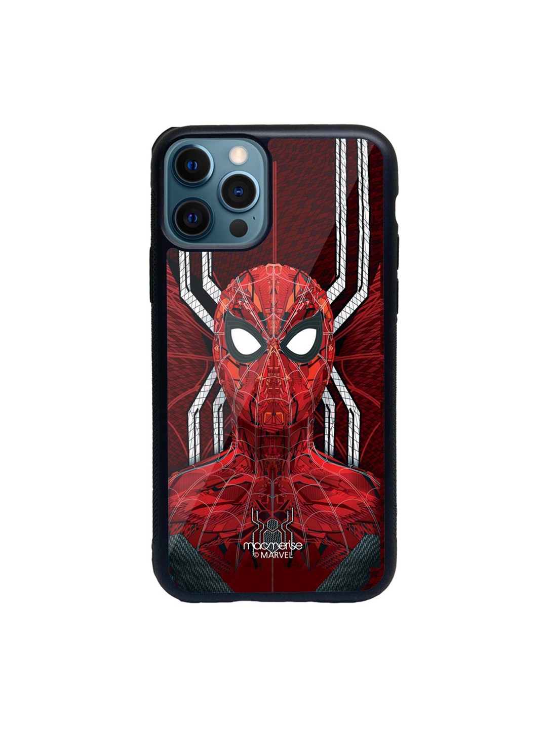 

macmerise Red & Blue Spidey Stance Printed iPhone 12 Pro Back Case