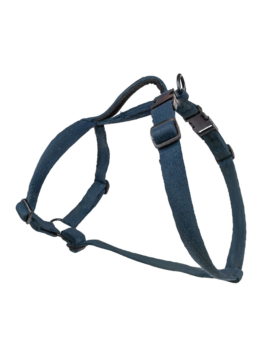 

PETWALE Navy Blue Solid Medium Pet Harness