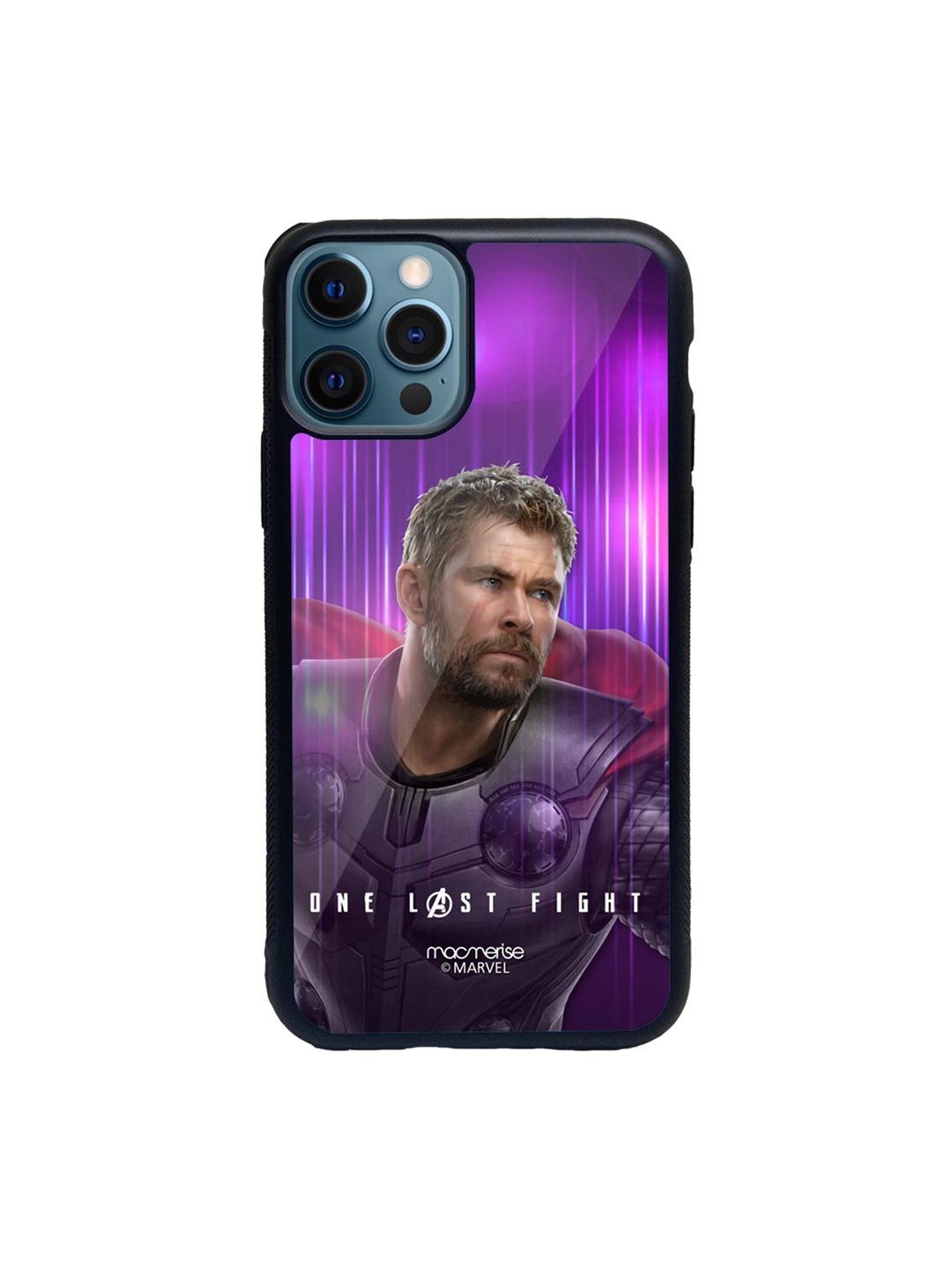 

Macmerise Purple & Red One Last Fight Glass iPhone 12 Pro Phone Case