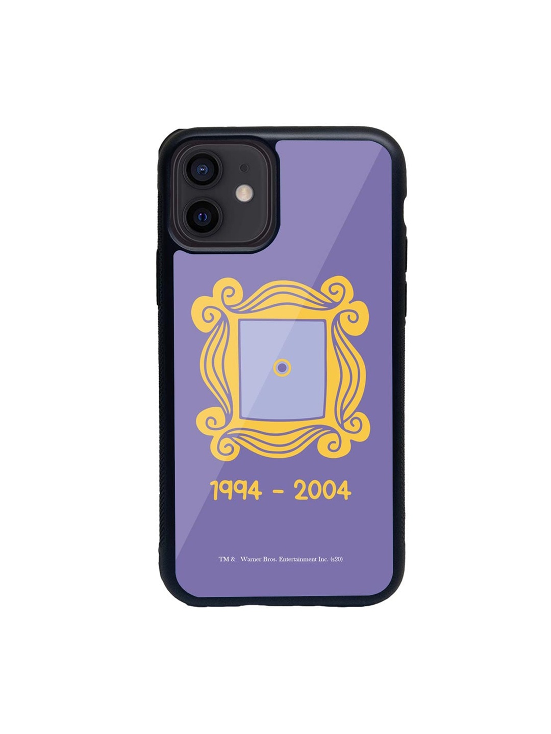 

macmerise Purple & Yellow The Purple Door Printed iPhone 12 Back Case